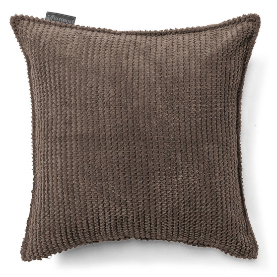 Cuscino 47 x 47cm - Pompon Cioccolato 01