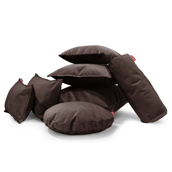 Cuscino 47 x 47cm - Velluto Espresso 04