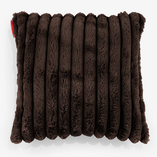 Fodera per Cuscino 47 x 47cm - Velluto Felpato Ultra Morbido Zibellino 01
