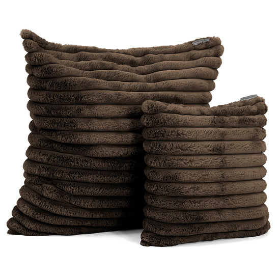Fodera per Cuscino 47 x 47cm - Velluto Felpato Ultra Morbido Zibellino 02