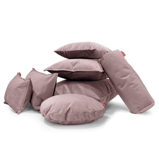 Cuscino 47 x 47cm - Velluto Rosa 04