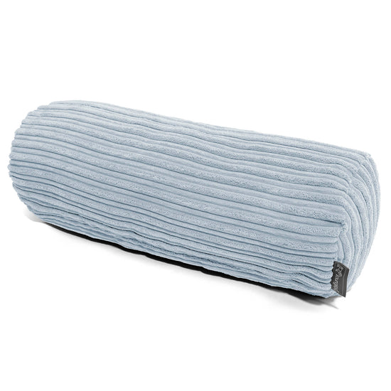 Cuscino a Rullo 20 x 55cm - Velluto a Coste Bebè Blu 01