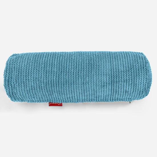 Cuscino a Rullo 20 x 55cm - Pompon Egeo Blu 02