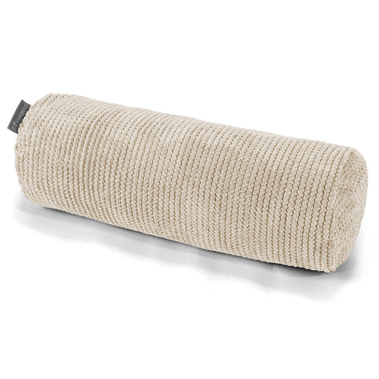 Cuscino a Rullo 20 x 55cm - Pompon Panna 01