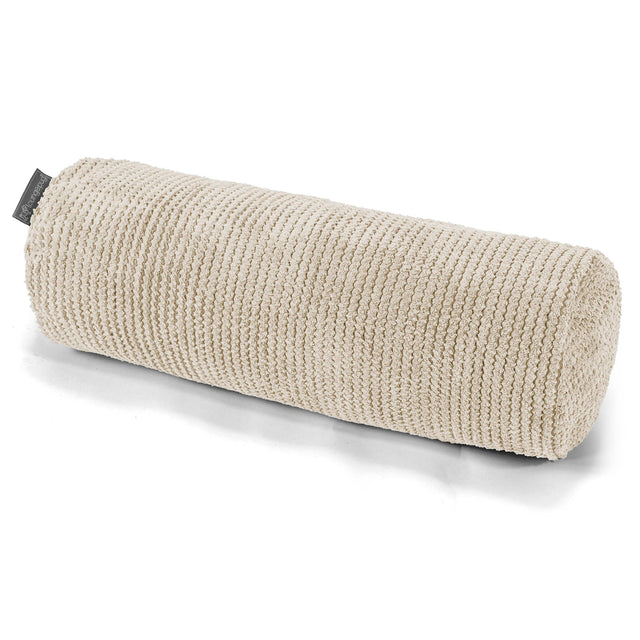 Cuscino a Rullo 20 x 55cm - Pompon Panna 01