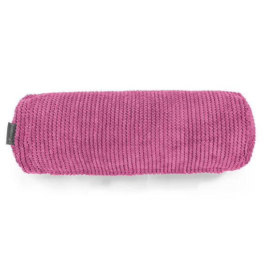 Cuscino a Rullo 20 x 55cm - Pompon Rosa 02