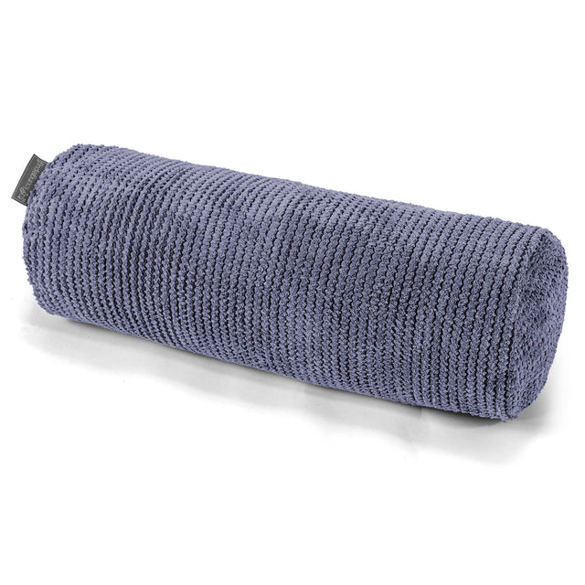 Cuscino a Rullo 20 x 55cm - Pompon Viola 01