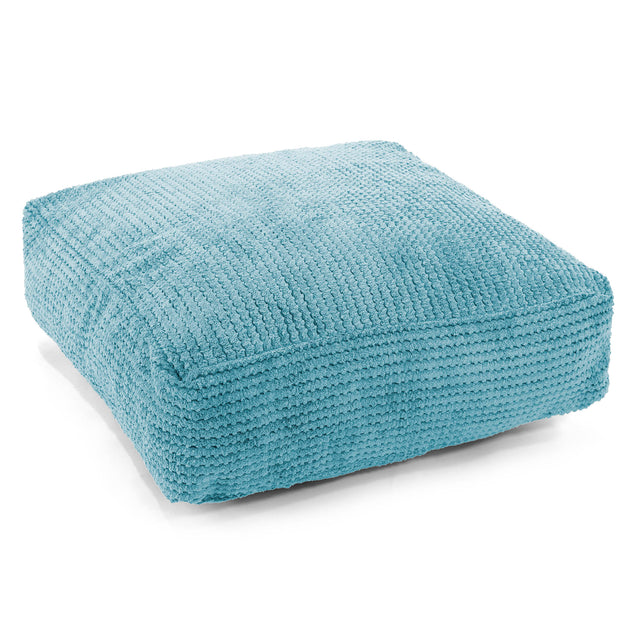 Cuscino da Pavimento - Pompon Egeo Blu 01