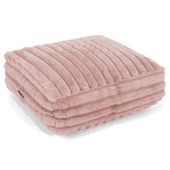 Cuscino da Pavimento - Velluto Felpato Ultra Morbido Rosa Antico 01