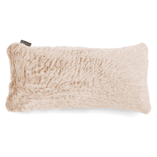 Cuscino Gigante 40 x 80cm, - Eco-pelliccia di Coniglio Bianco 01