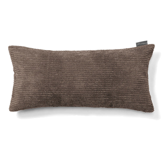 Cuscino Gigante 40 x 80cm, - Pompon Cioccolato 01
