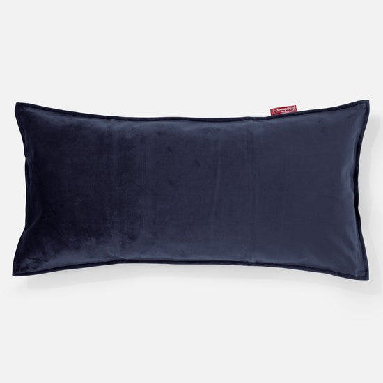 Cuscino Gigante 40 x 80cm, - Velluto Navy 01