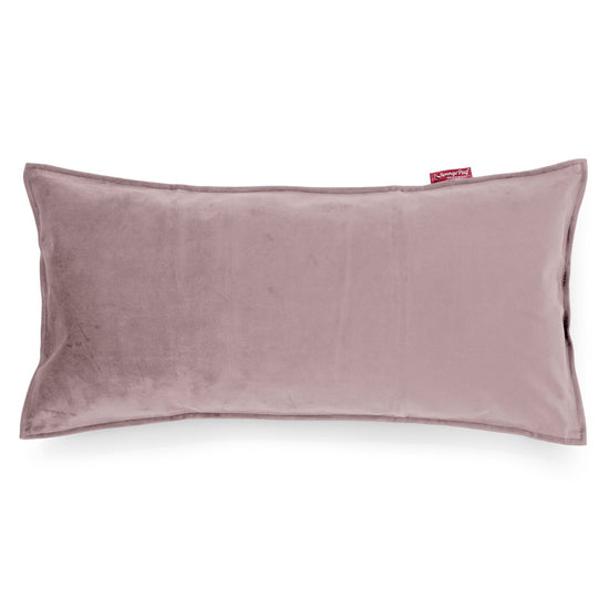 Cuscino Gigante 40 x 80cm, - Velluto Rosa 01
