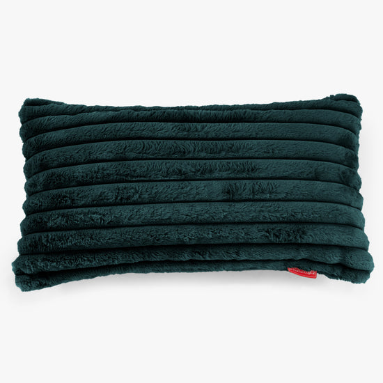 Fodera per Cuscino Rettangolare Gigante 40 x 80cm - Velluto Felpato Ultra Morbido Tiglio 01