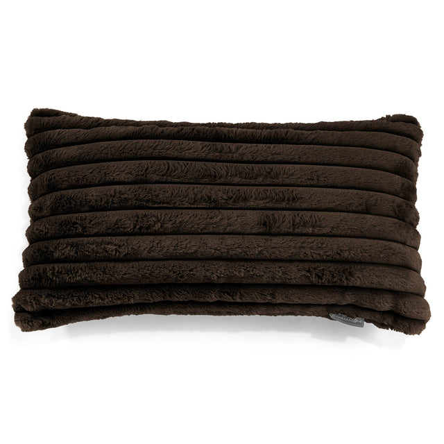 Fodera per Cuscino Rettangolare Gigante 40 x 80cm - Velluto Felpato Ultra Morbido Zibellino 01