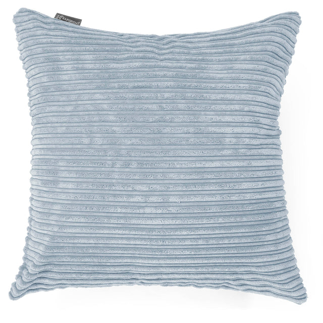 Cuscino Gigante 70 x 70cm - Velluto a Coste Bebè Blu 01