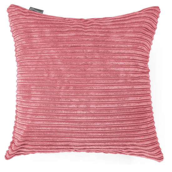 Cuscino Gigante 70 x 70cm - Velluto a Coste Corallo 01