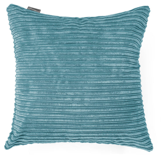 Cuscino Gigante 70 x 70cm - Velluto a Coste Egeo Blu 01