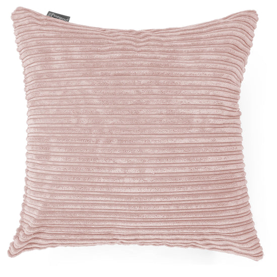 Cuscino Gigante 70 x 70cm - Velluto a Coste Rosa Cipria 01