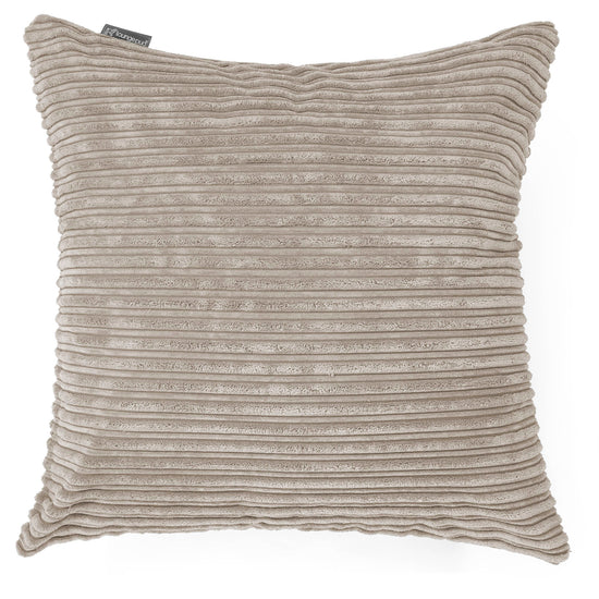 Cuscino Gigante 70 x 70cm - Velluto a Coste Visone 01