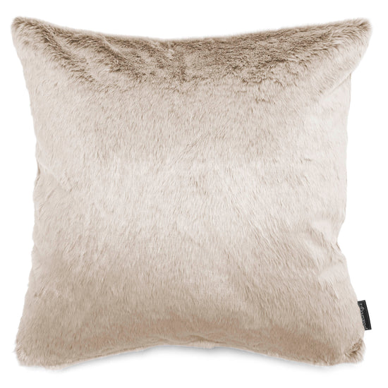 Cuscino Gigante 70 x 70cm - Eco-pelliccia di Coniglio Marrone dorato 01