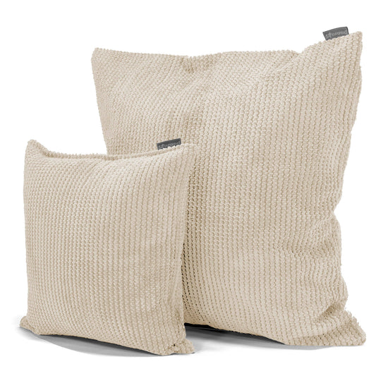 Cuscino Gigante 70 x 70cm - Pompon Panna 02