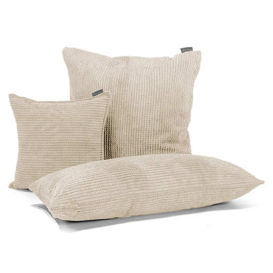 Cuscino Gigante 70 x 70cm - Pompon Panna 04