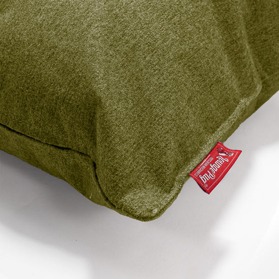 Cuscino Gigante 70 x 70cm - Tessuto in Lana Interalli Lime 02