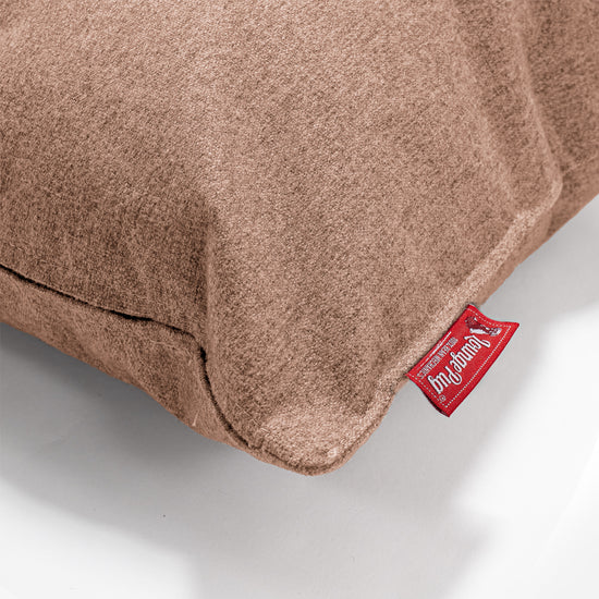 Cuscino Gigante 70 x 70cm - Tessuto in Lana Interalli Sabbi 02