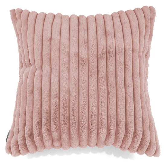 Fodera per Cuscino Gigante 70 x 70cm - Velluto Felpato Ultra Morbido Rosa Antico 01