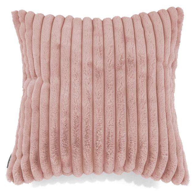 Fodera per Cuscino Gigante 70 x 70cm - Velluto Felpato Ultra Morbido Rosa Antico 01