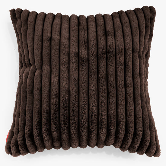 Fodera per Cuscino Gigante 70 x 70cm - Velluto Felpato Ultra Morbido Zibellino 01