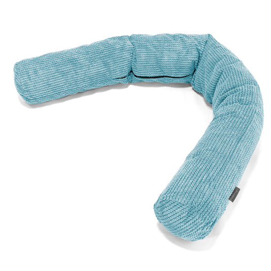 Cuscino Gigante Del Collo XL - Pompon Egeo Blu 01