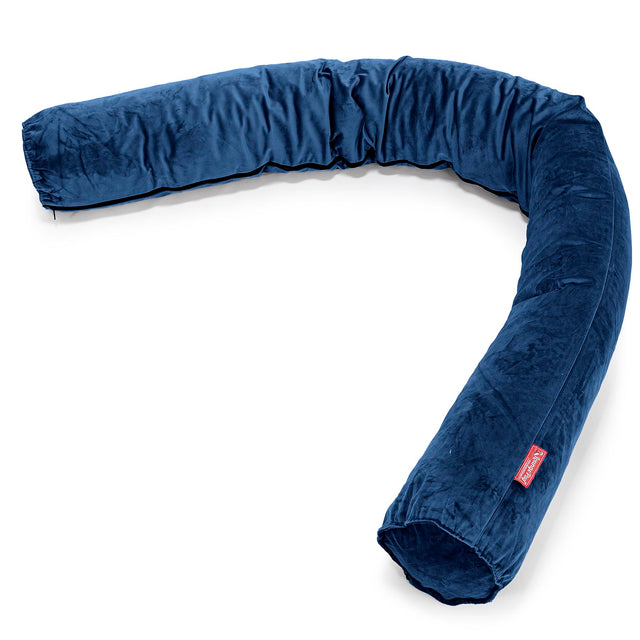 Cuscino Gigante Del Collo XL - Velluto Navy 01