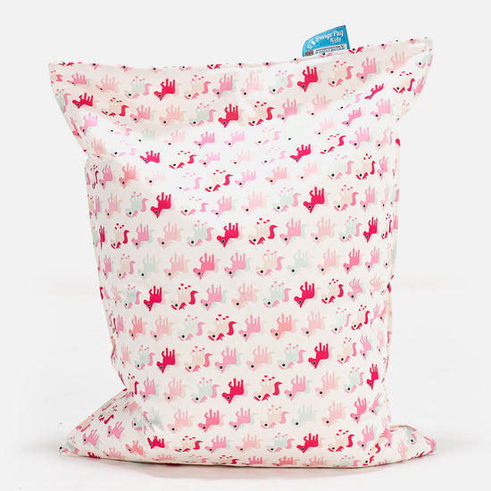 Cuscino Pouf Sacco Per Bambini - Motivo per Bambini Mini Pony 01