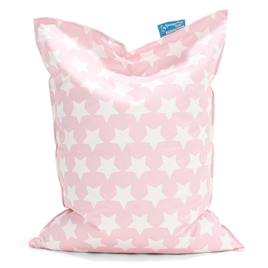 Cuscino Pouf Sacco Per Bambini - Motivo per Bambini Stella Rosa 01