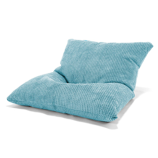 Cuscino Pouf Sacco Per Bambini - Pompon Egeo Blu 01