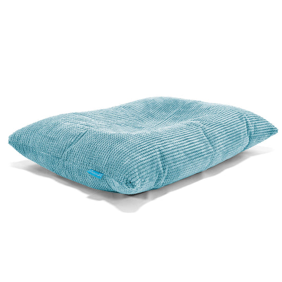 Cuscino Pouf Sacco Per Bambini - Pompon Egeo Blu 02