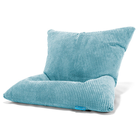 Cuscino Pouf Sacco Per Bambini - Pompon Egeo Blu 04