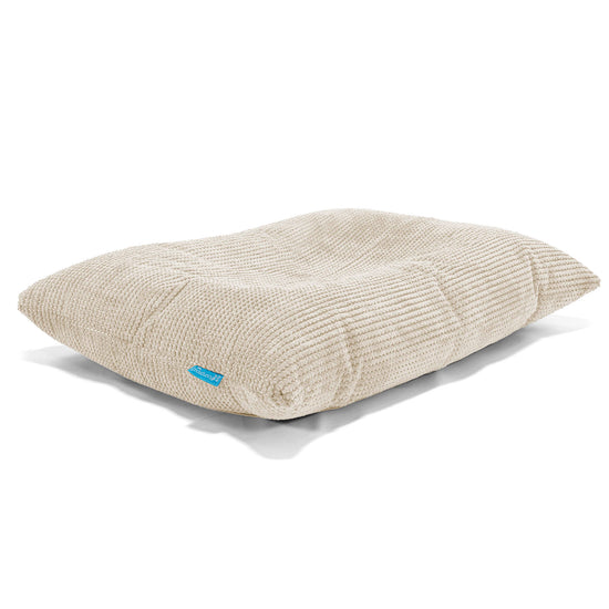 Cuscino Pouf Sacco Per Bambini - Pompon Panna 02