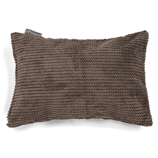 Cuscino Rettangolare 35 x 50cm - Pompon Cioccolato 01