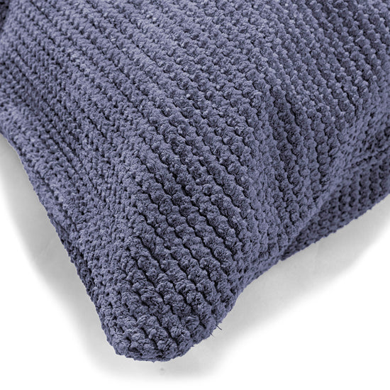 Cuscino Rettangolare 35 x 50cm - Pompon Viola 02