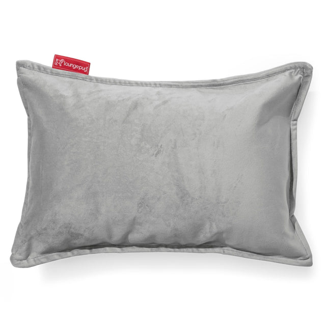 Cuscino Rettangolare 35 x 50cm - Velluto Argento 01