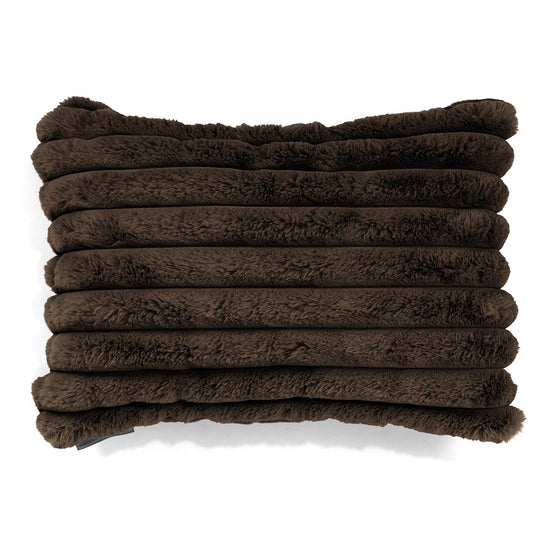 Fodera per Cuscino Rettangolare 35 x 50cm - Velluto Felpato Ultra Morbido Zibellino 01