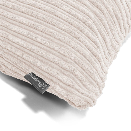 Cuscino Rotondo 50cm - Velluto a Coste Avorio 02
