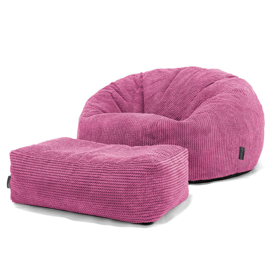 Divano a Sacco per Bambini 6-14 anni - Pompon Rosa 03