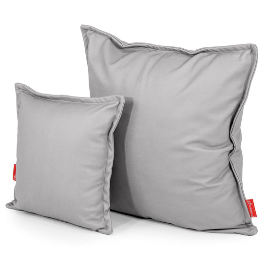 Fodera per Cuscino 47 x 47cm - Pelle Vegana Grigio 02