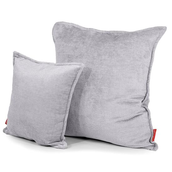 Fodera per Cuscino Gigante 70 x 70cm - Ciniglia Grigio 02