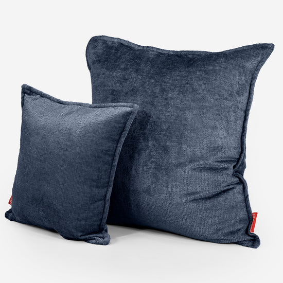 Fodera per Cuscino Gigante 70 x 70cm - Ciniglia Navy 02