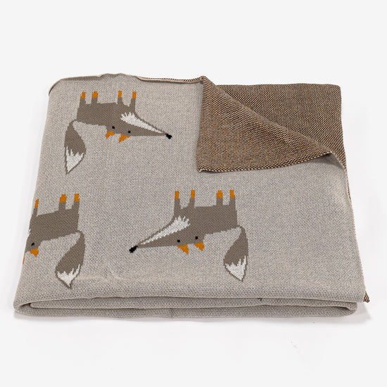Coperta / Plaid - Puro Cotone Volpe 01